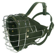 Police Wire Basket Dog Muzzle - K-9 Metal Muzzle  Police Wire Basket Dog Muzzle - K-9 Metal Muzzle